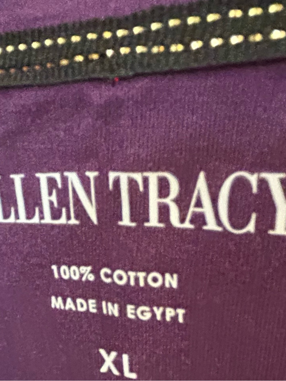 Ellen Tracy 3-Pack Long-Sleeve Shoulder Detail Tops in Purple, Red, and Brown - Picture 6 of 8